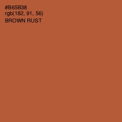 #B65B38 - Brown Rust Color Image